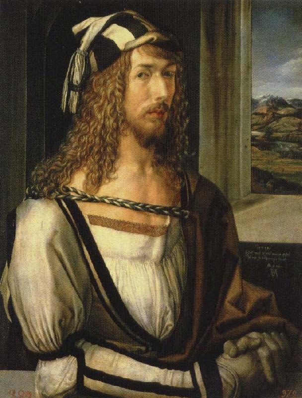 Albrecht Durer sjalvportratt oil painting picture